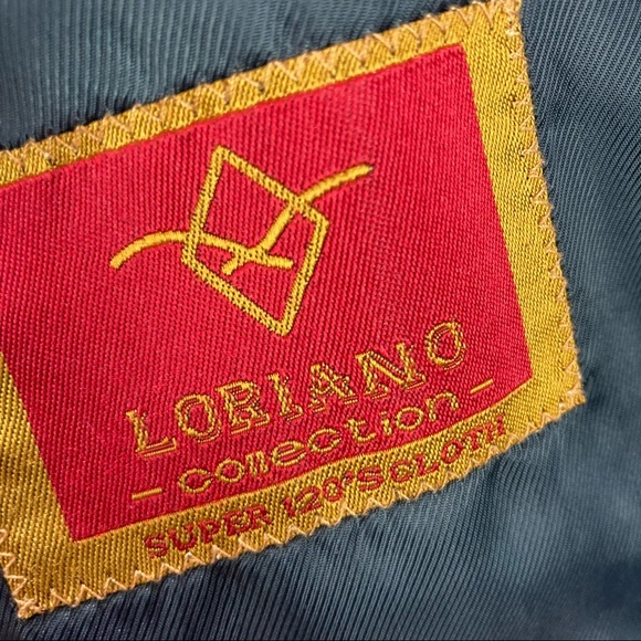 Loriano 3 Button Suoer 120’s Wool Blazer 46R - Picture 6 of 16